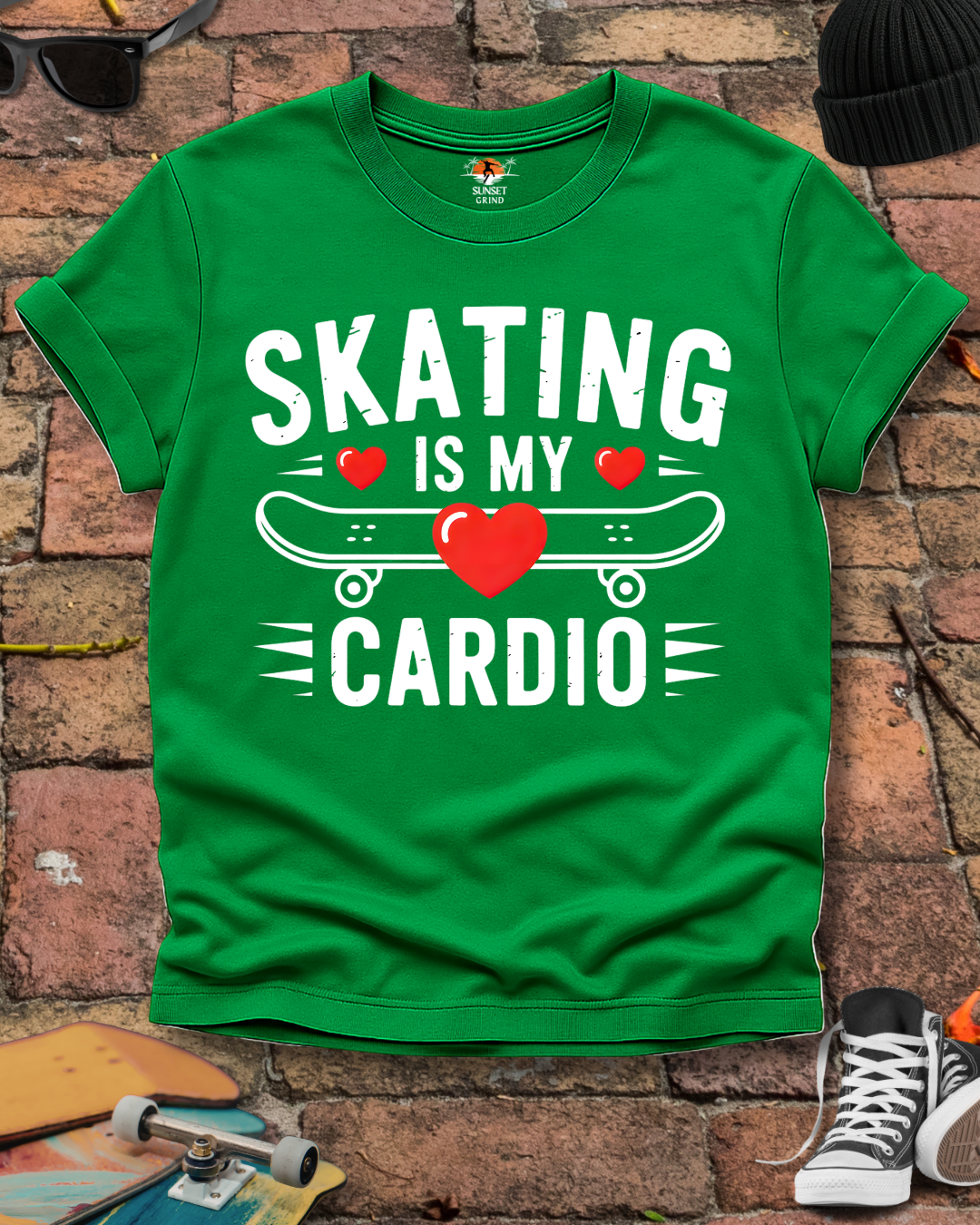 SKATING IS MY CARDIO T-Shirt