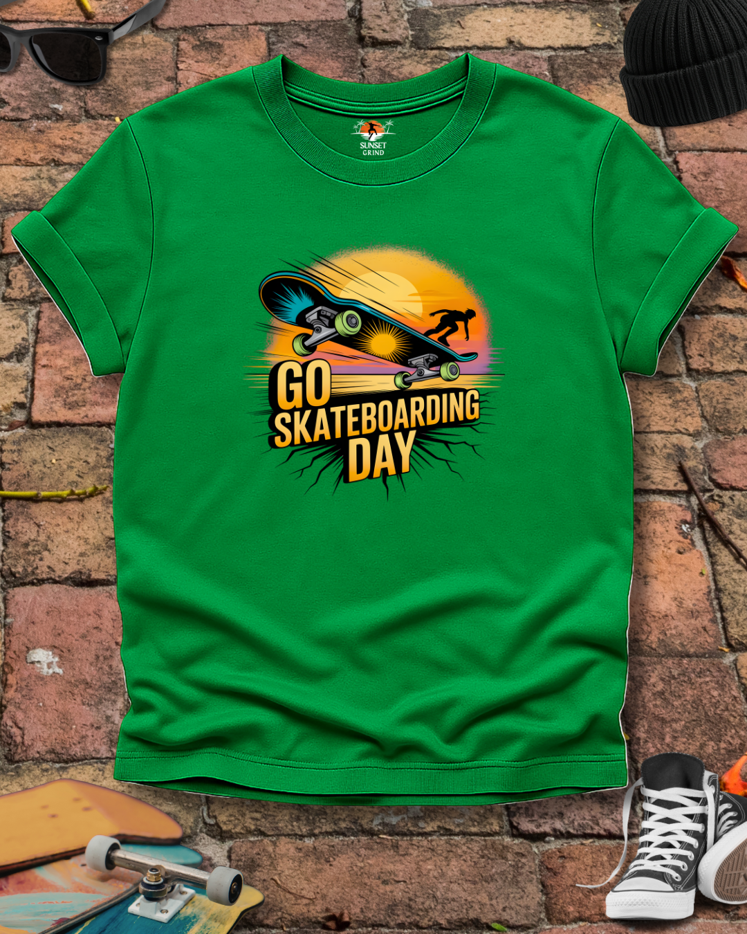 GO SKATEBOARDING DAY COMPETITOR T-Shirt