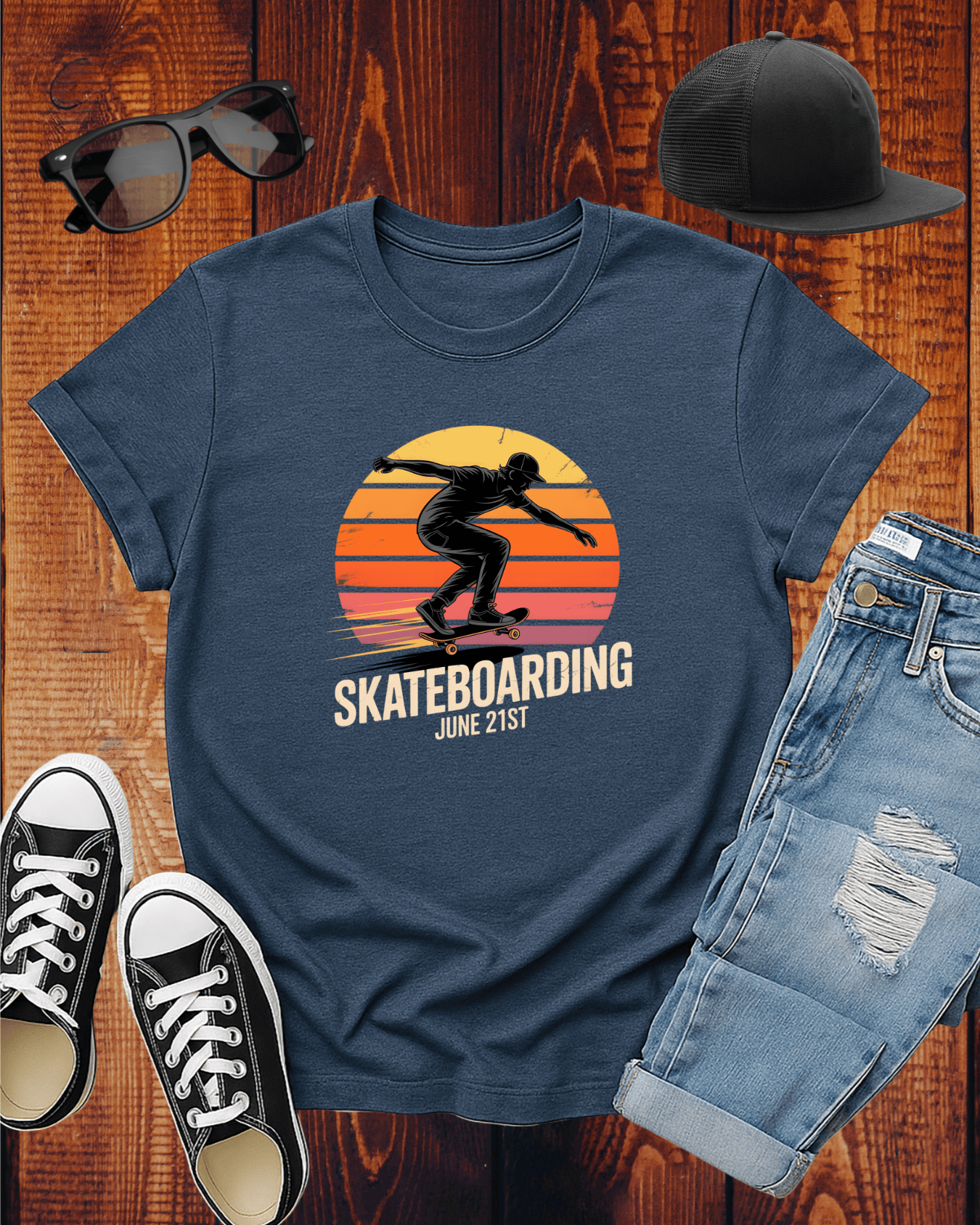SKATEBOARDING JUNE 21ST T-Shirt
