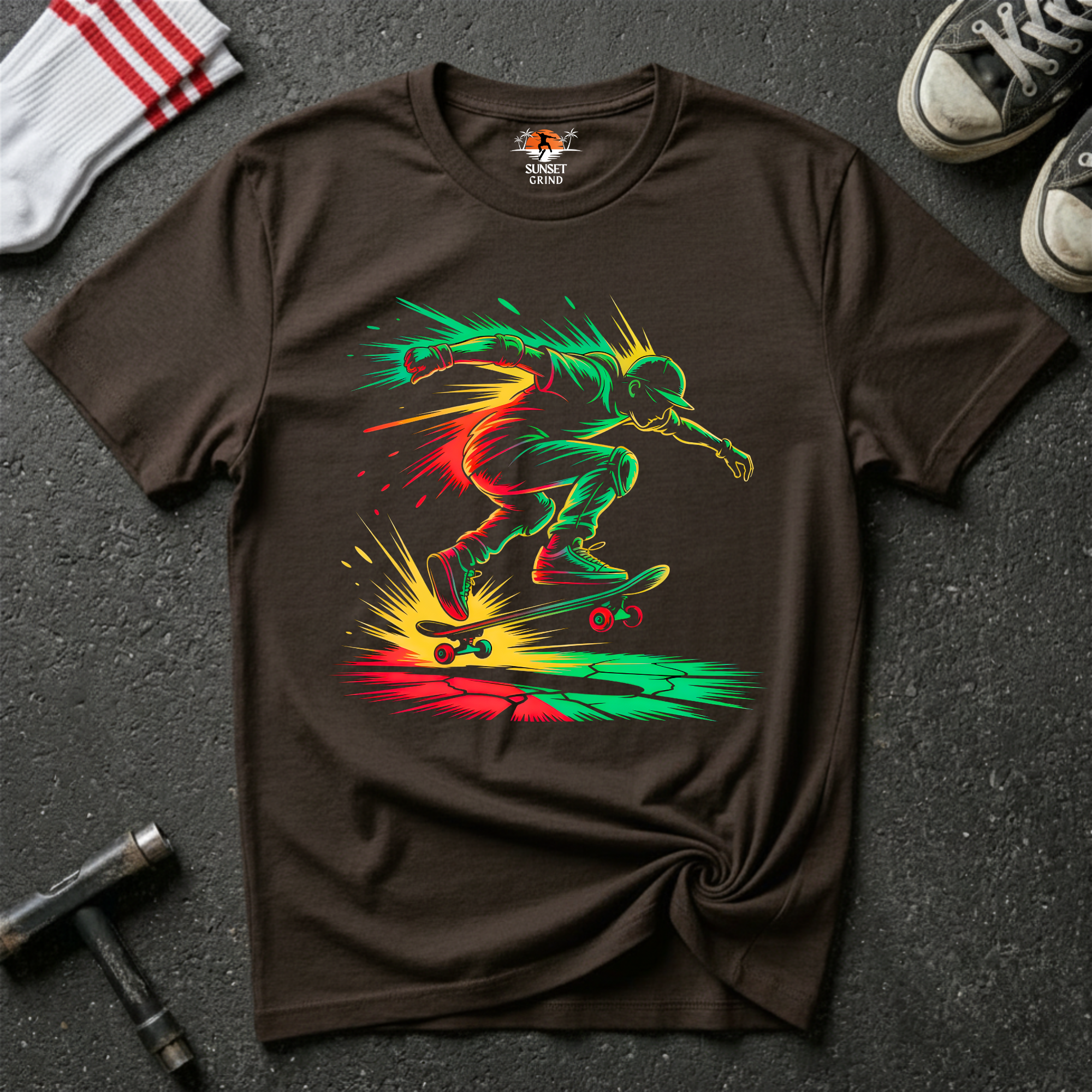 COLORFUL SKATEBOARDING T-Shirt