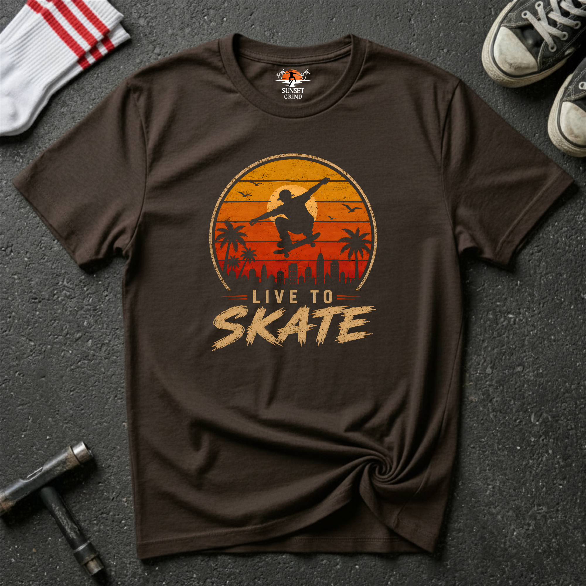 LIVE TO SKATE T-Shirt