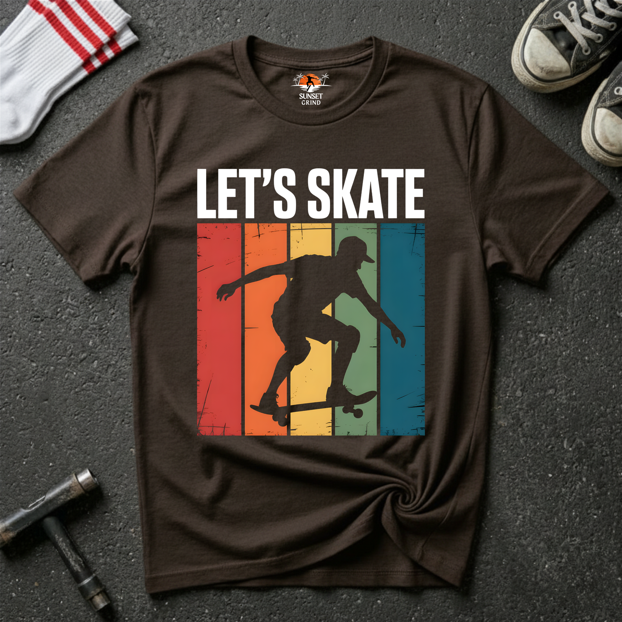 LET'S SKATE T-Shirt