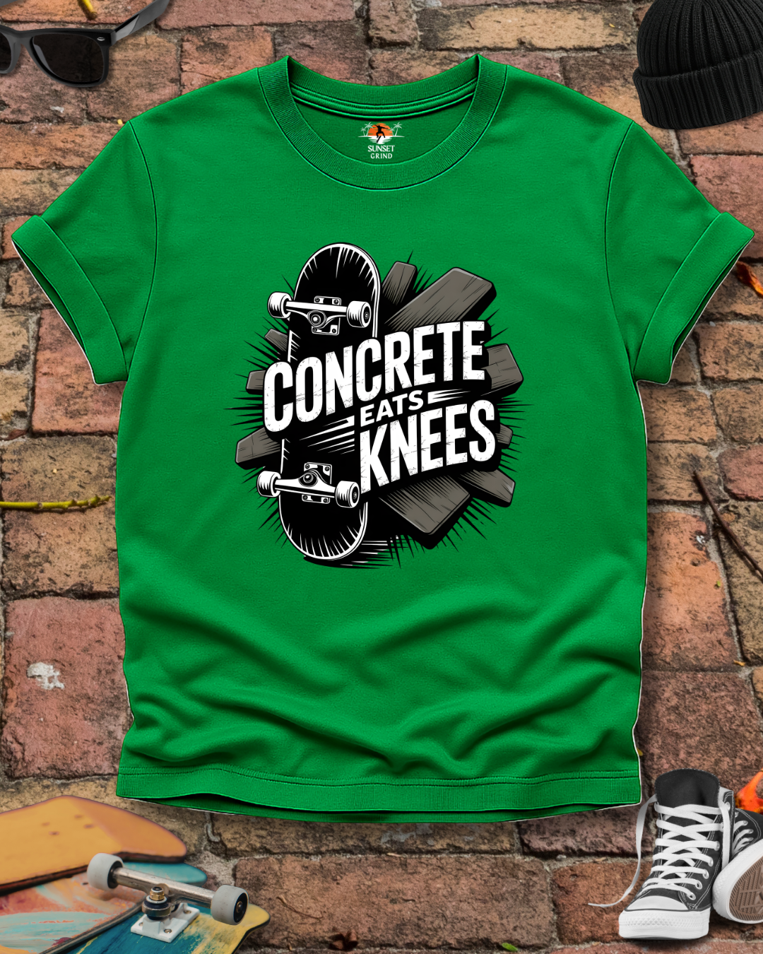 Concrete Eats Knees T-Shirt