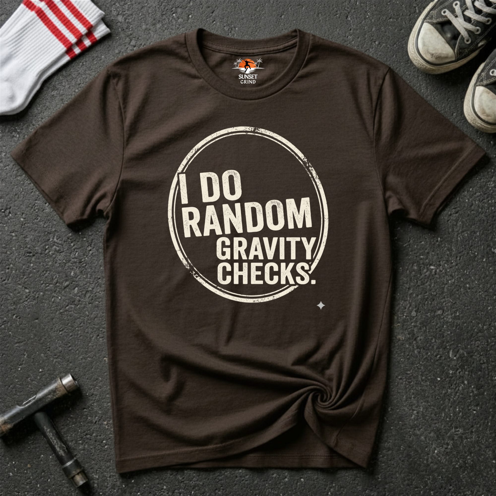 GRAVITY CHECKS-CIRCLE T-Shirt