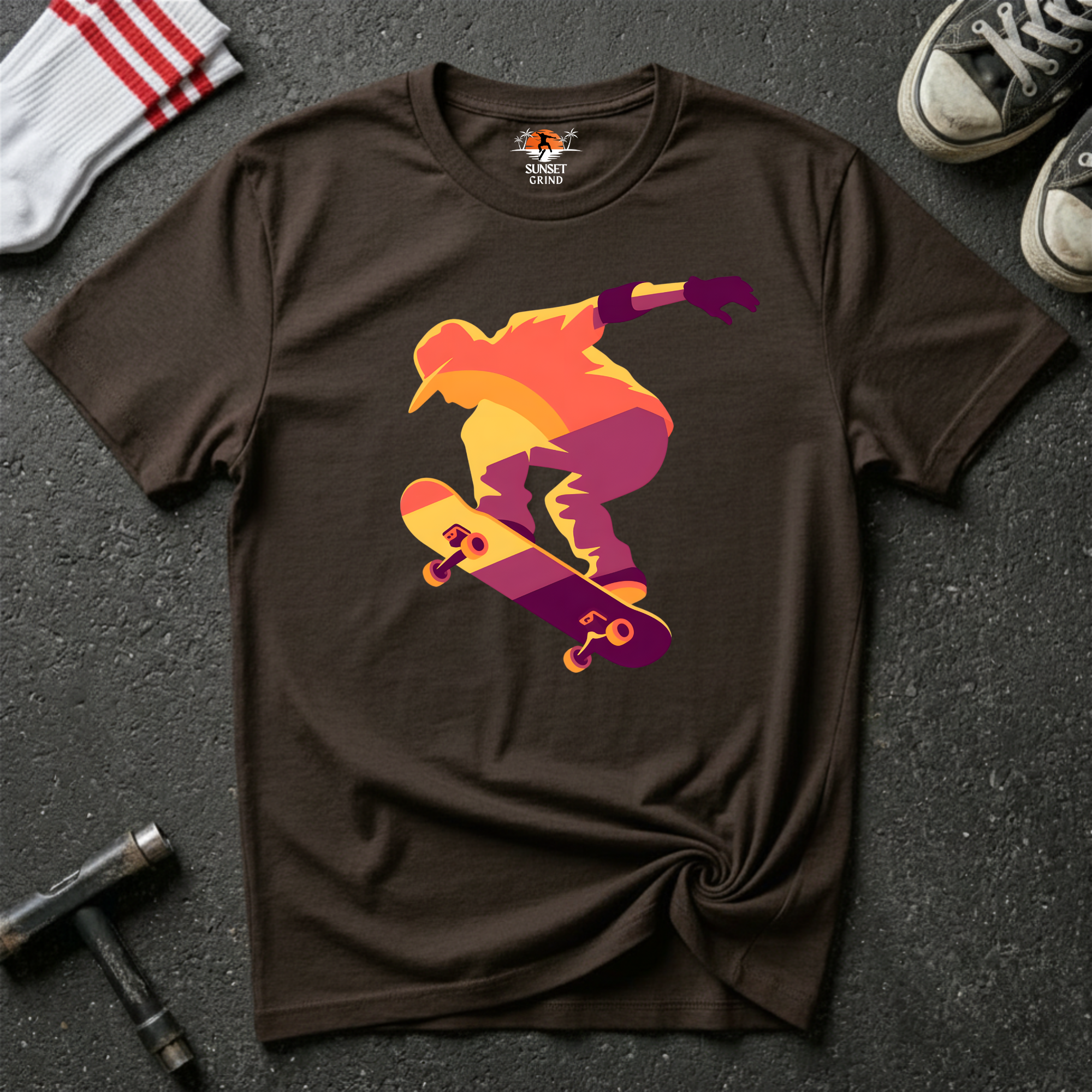SUNSET SKATER T-Shirt