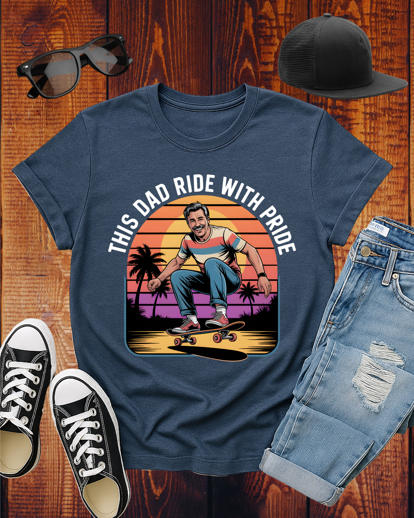 THIS DAD RIDE WITH PRIDE T-Shirt