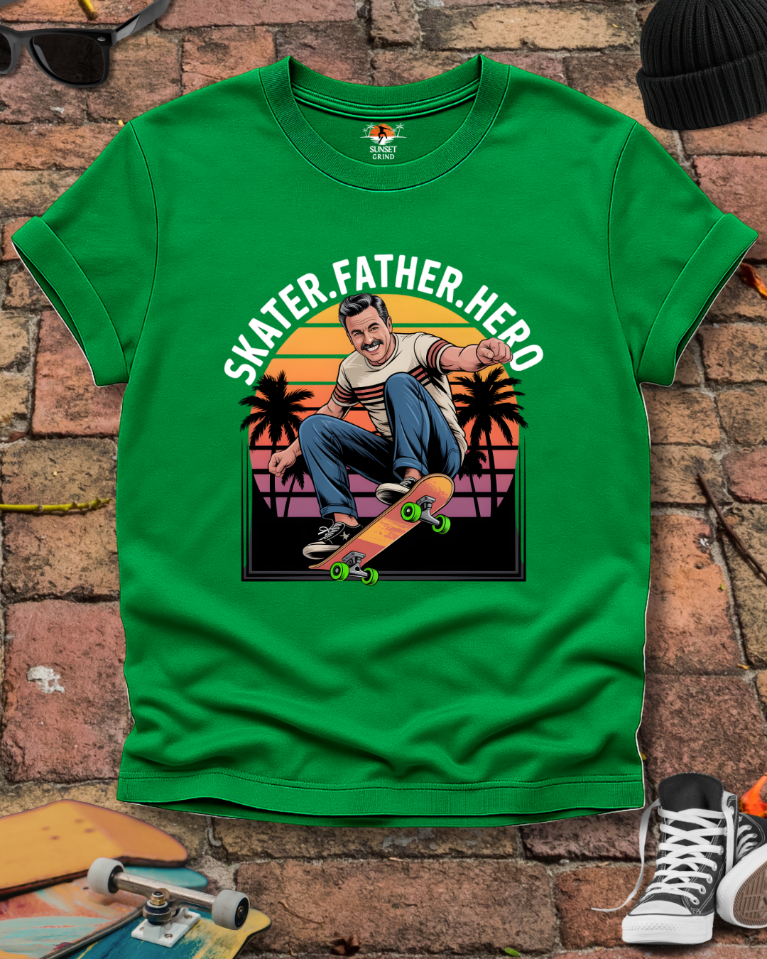 SKATER.FATHER.HERO T-Shirt