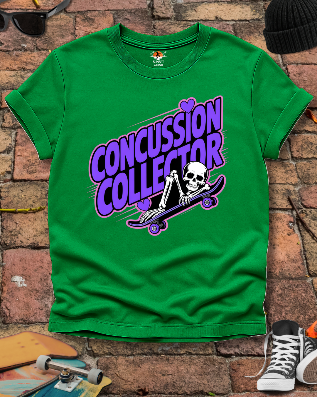CONCUSSION COLLECTOR PURPLE T-Shirt