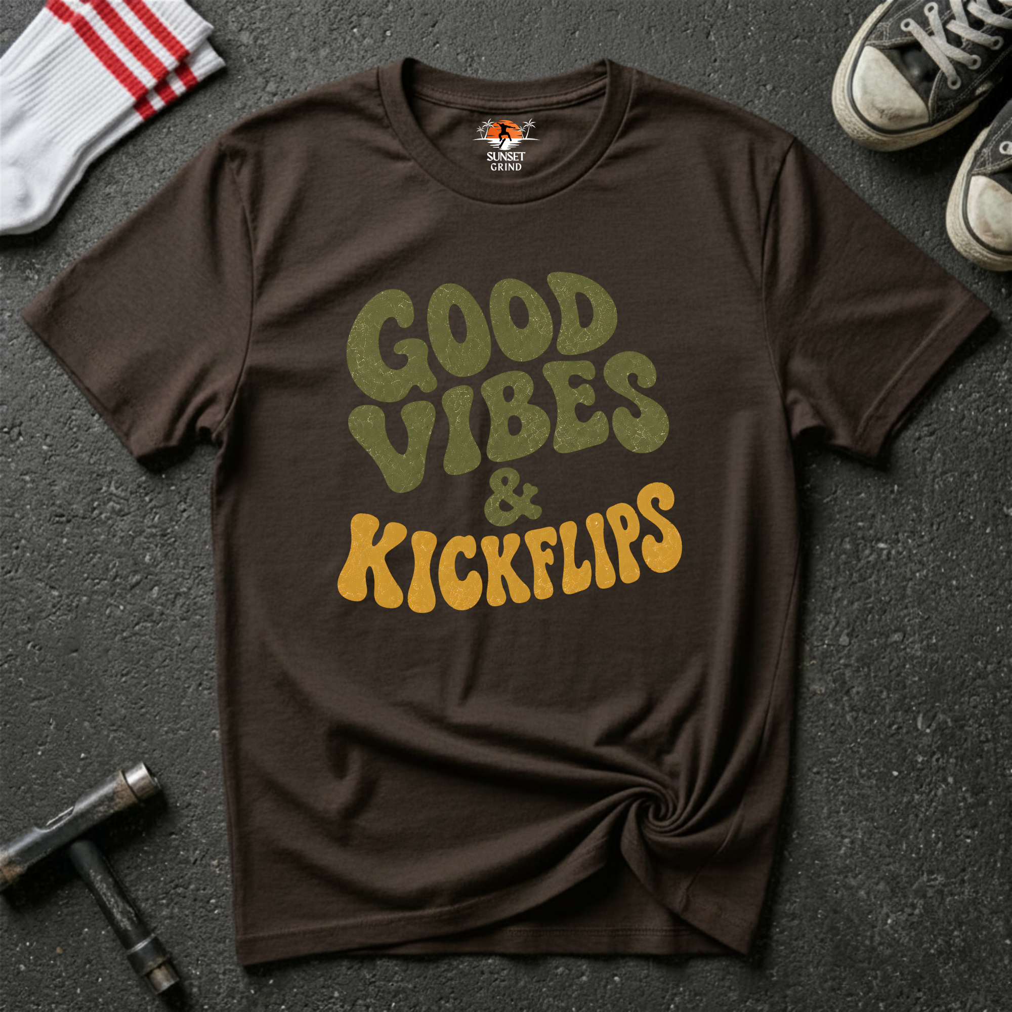 VIBES & KICKFLIPS T-Shirt