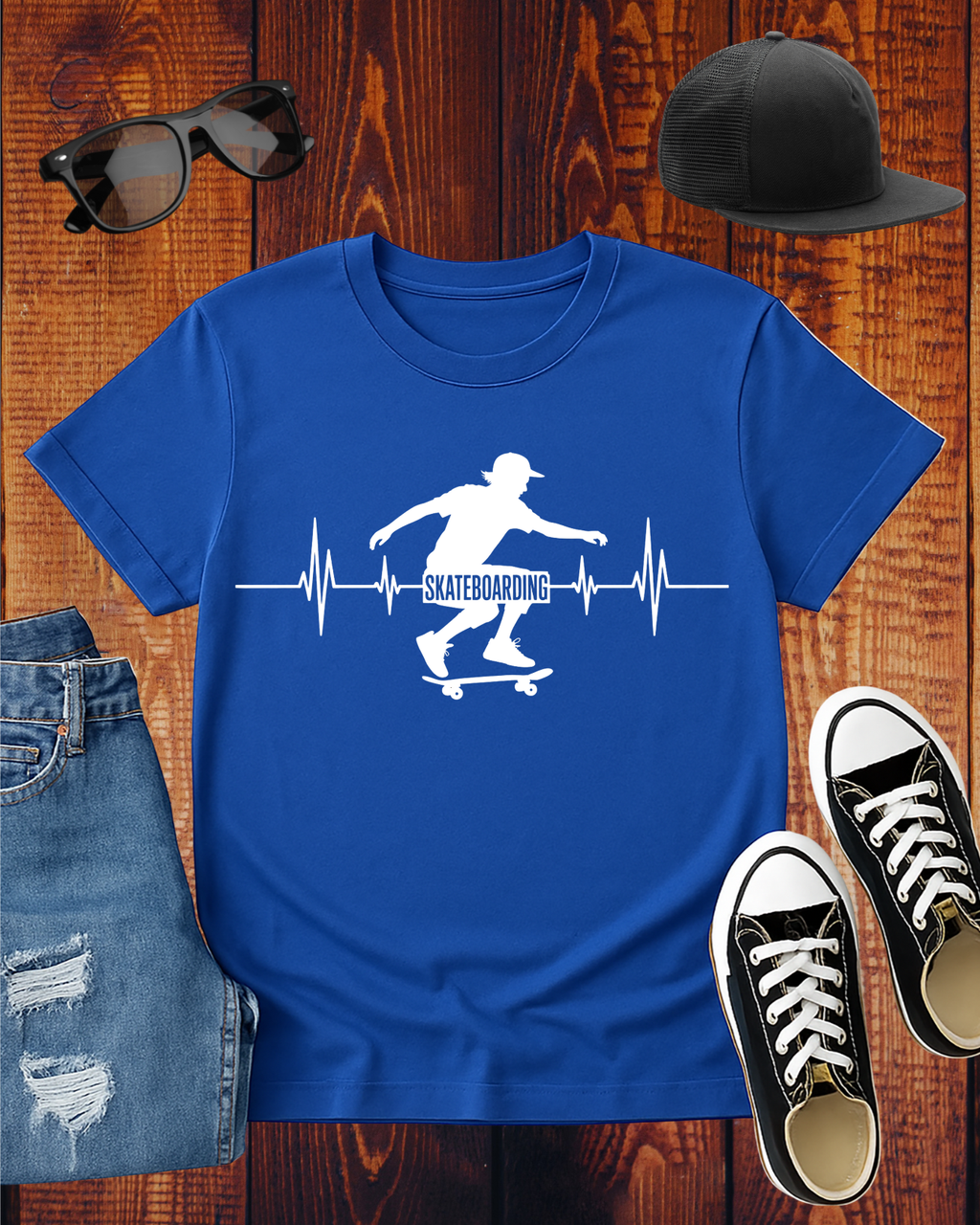 SKATEBOARDING CARDIOGRAM 2 T-Shirt