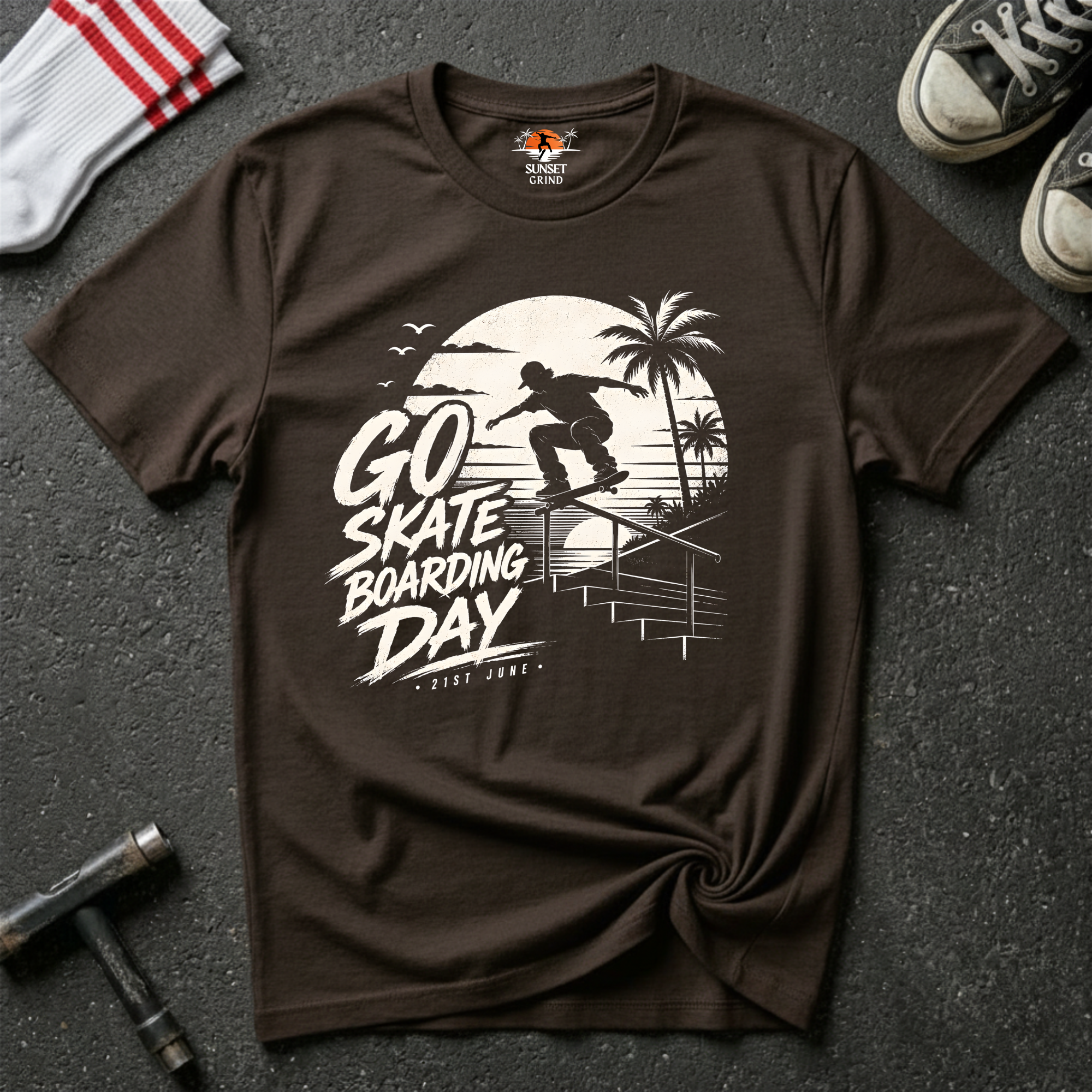 GO SKATEBOARDING DAY T-Shirt