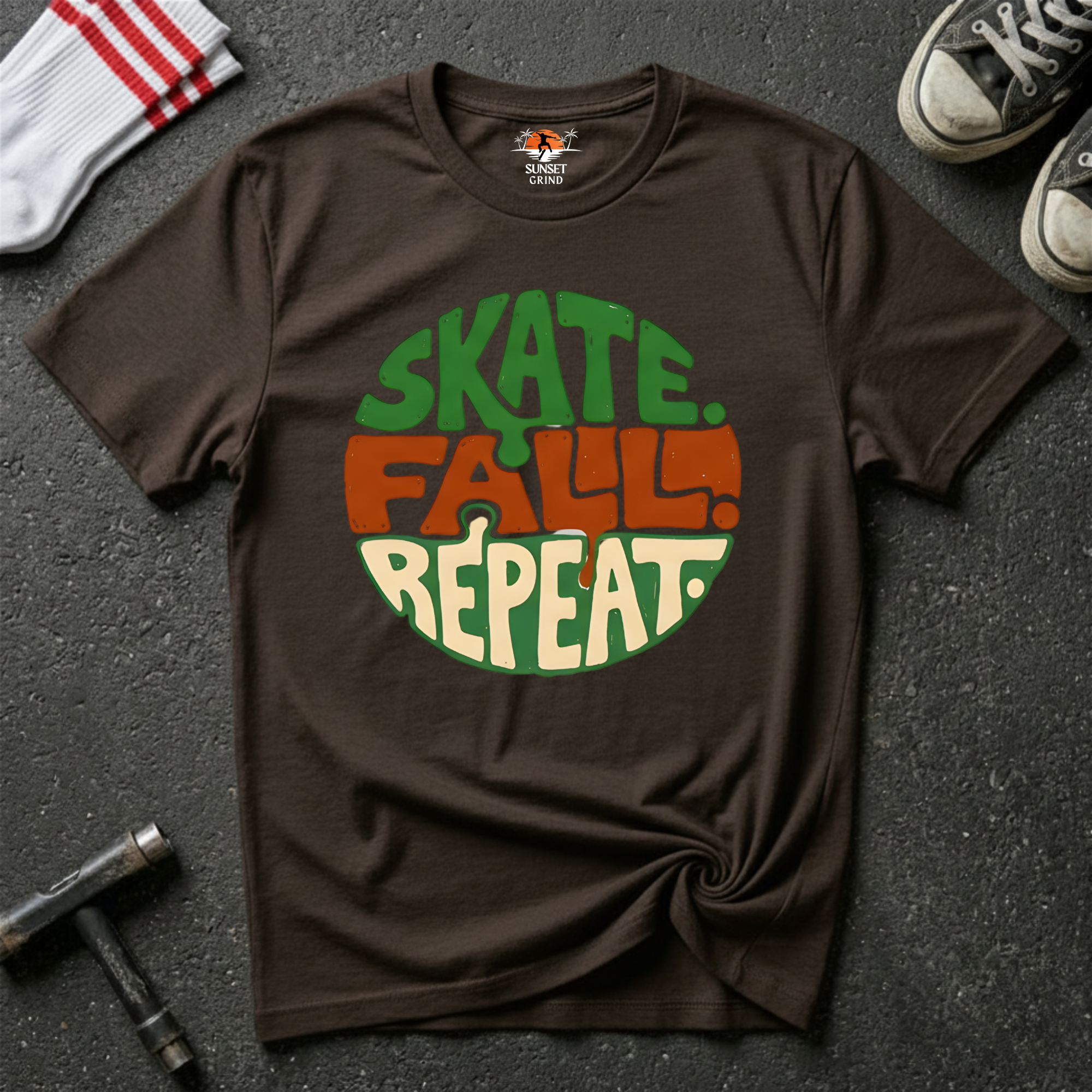 SKATE.FALL.REPEAT. T-Shirt