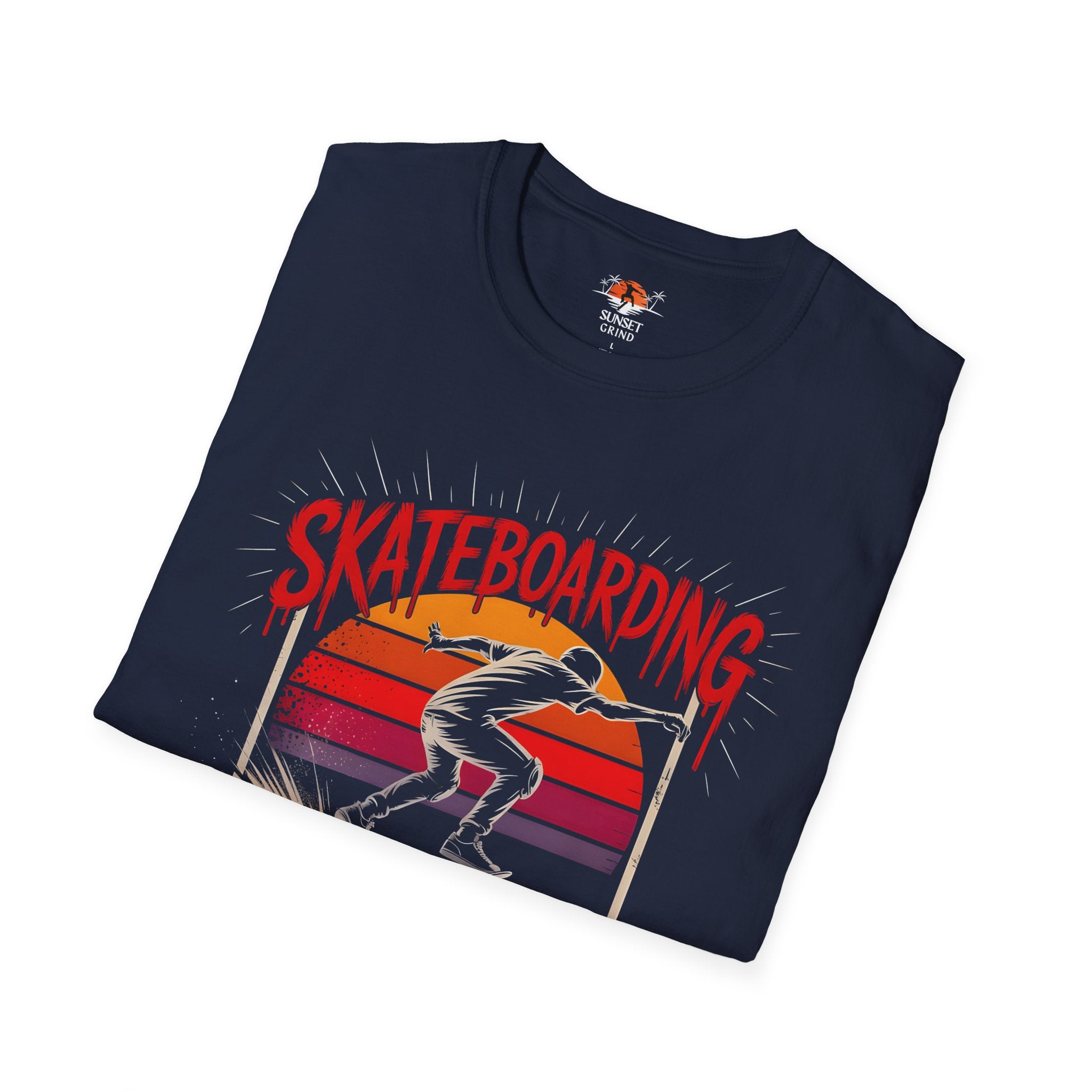 SKATEBOARDING VINTAGE RETRO SUNSET 2 T-Shirt