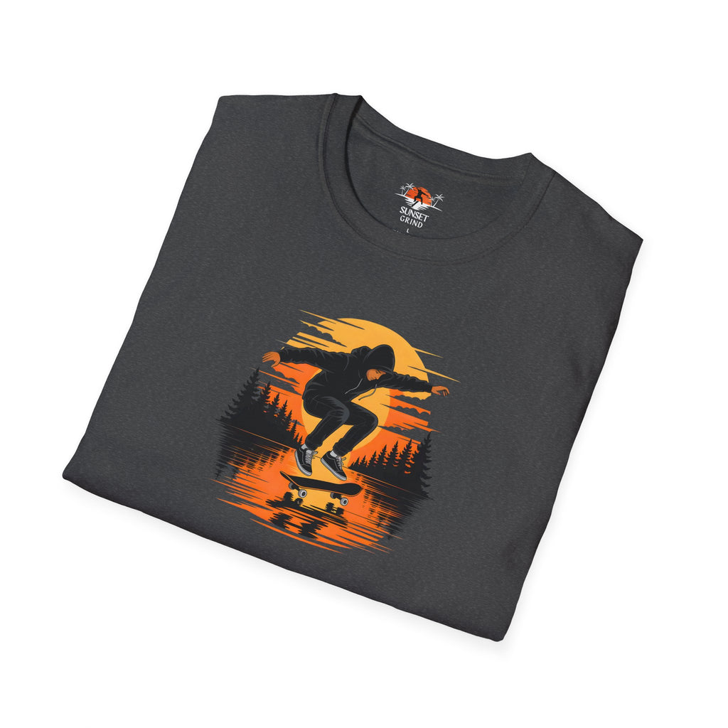 SKATEBOARDING IN SUNSET 2 T-Shirt