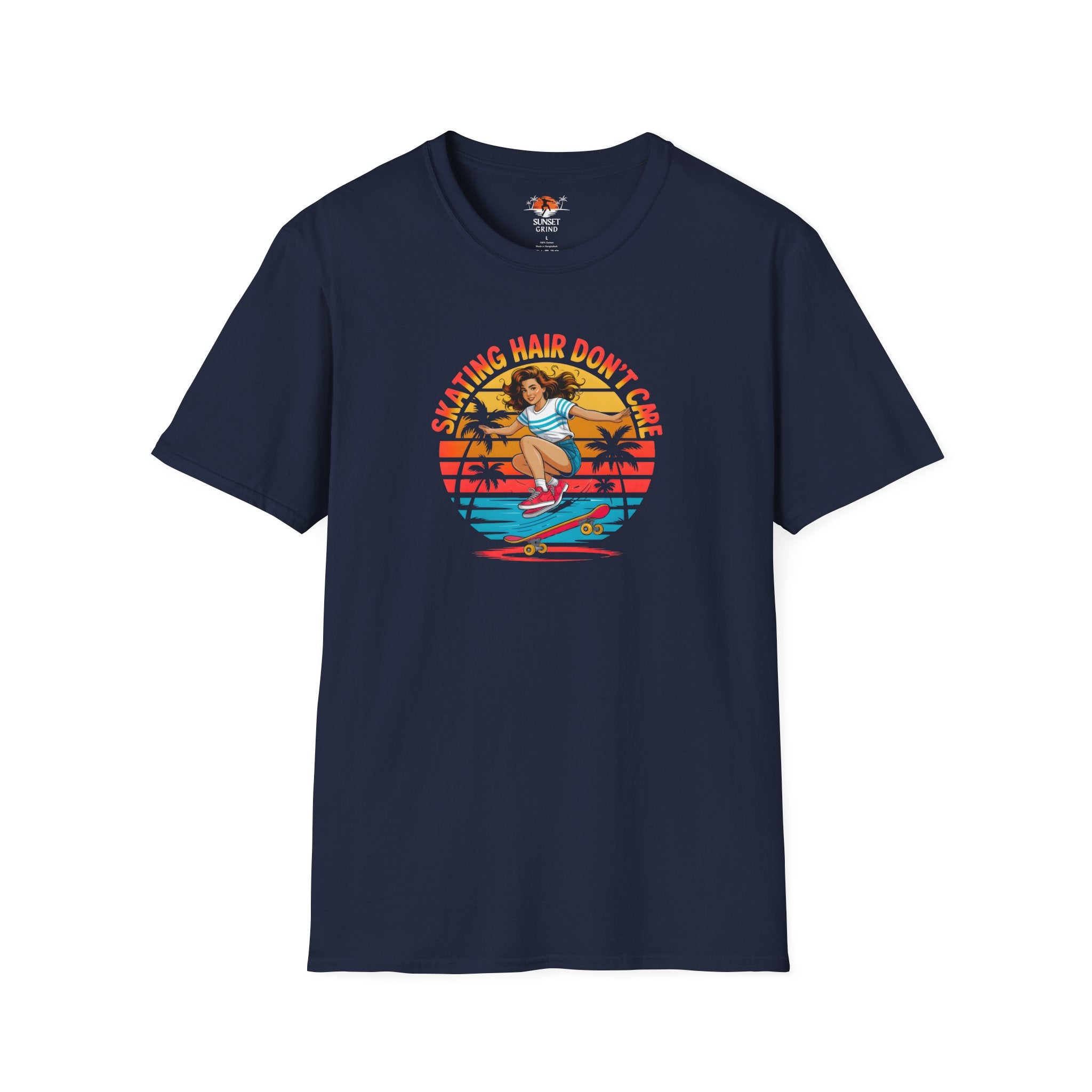 SKATING HAIR DON'T CARE T-Shirt