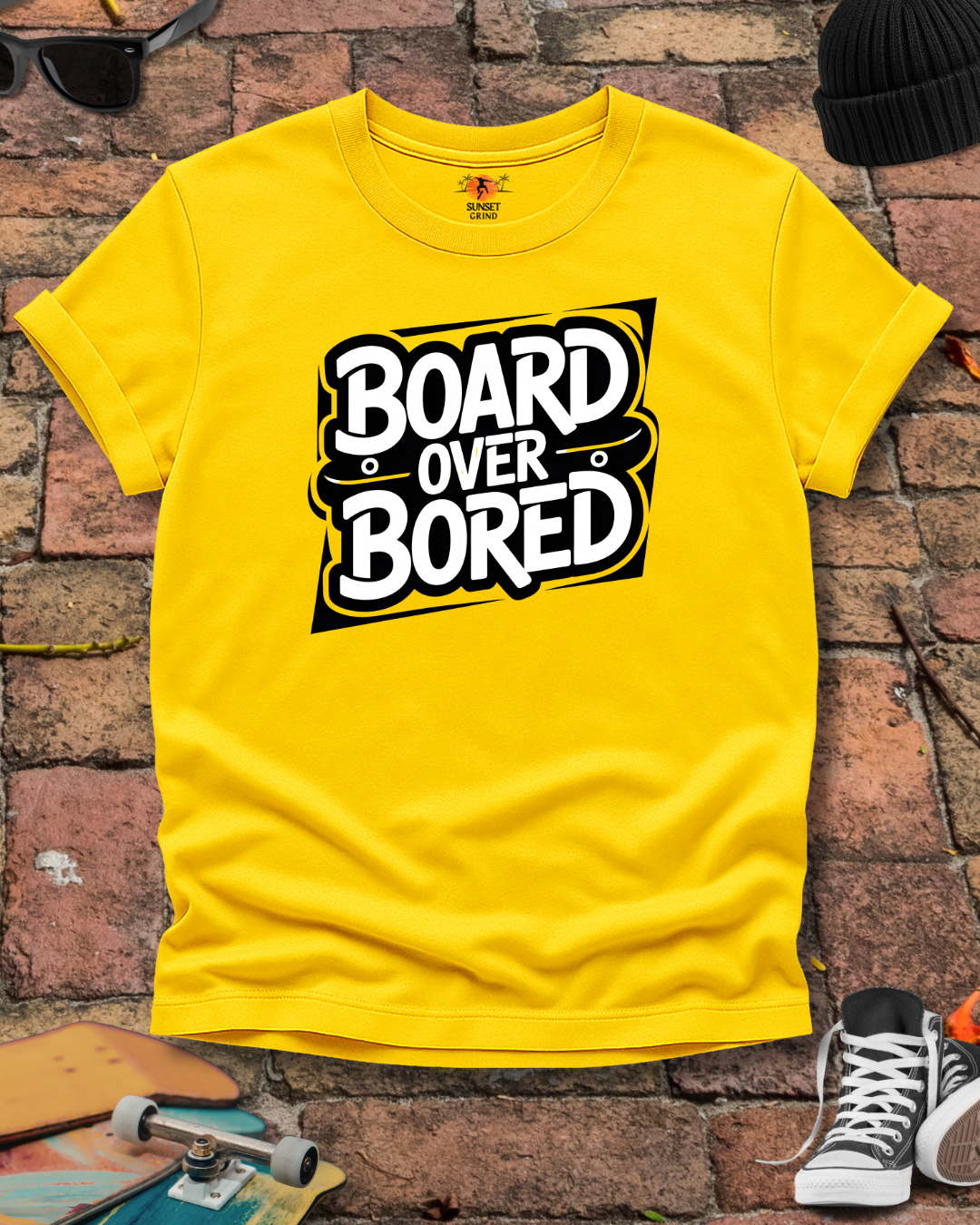 Board Over Bored T-Shirt