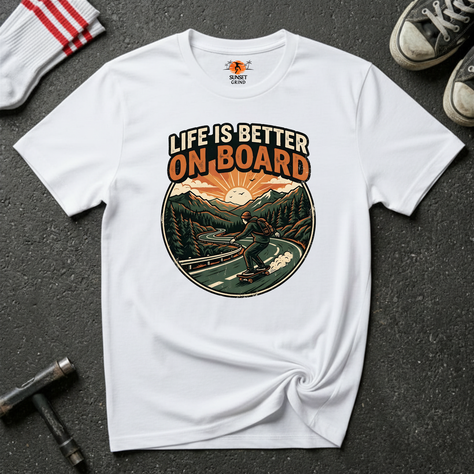 LIFE IS BETTER ON BOARD T-Shirt