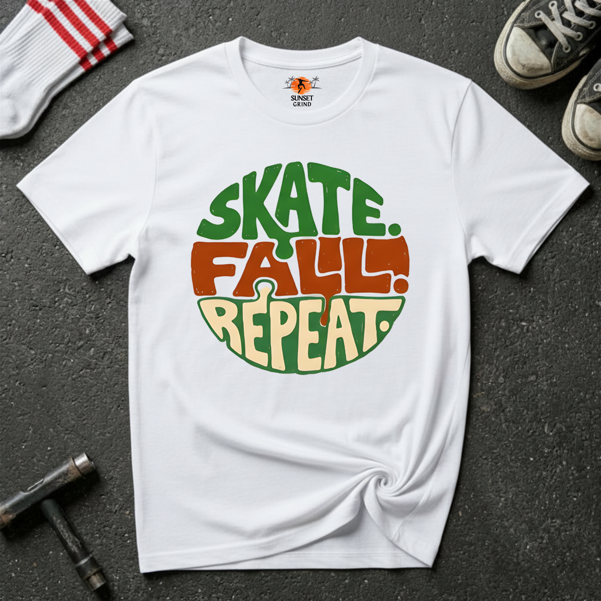 SKATE.FALL.REPEAT. T-Shirt