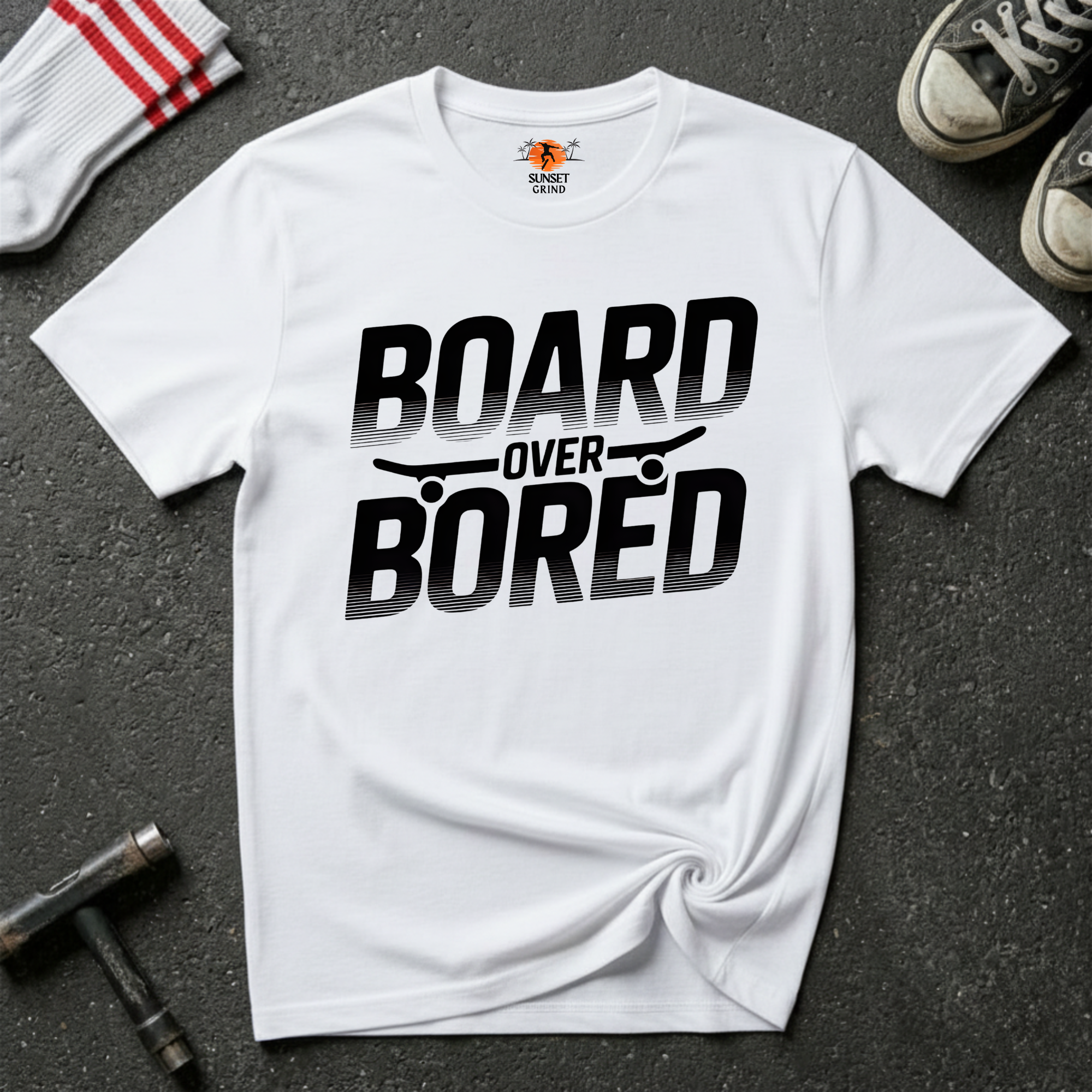 BOARD OVER BORED T-Shirt