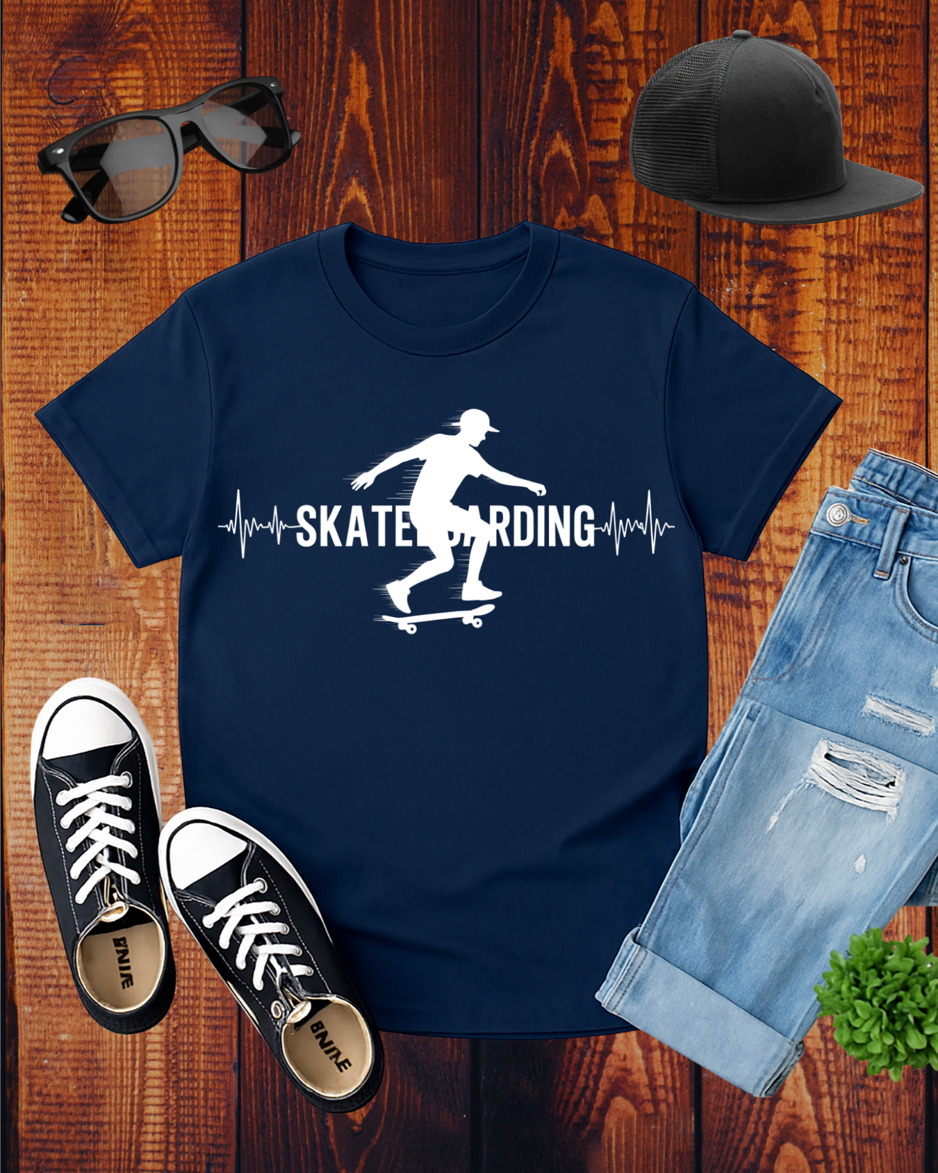 SKATER CARDIOGRAM T-Shirt