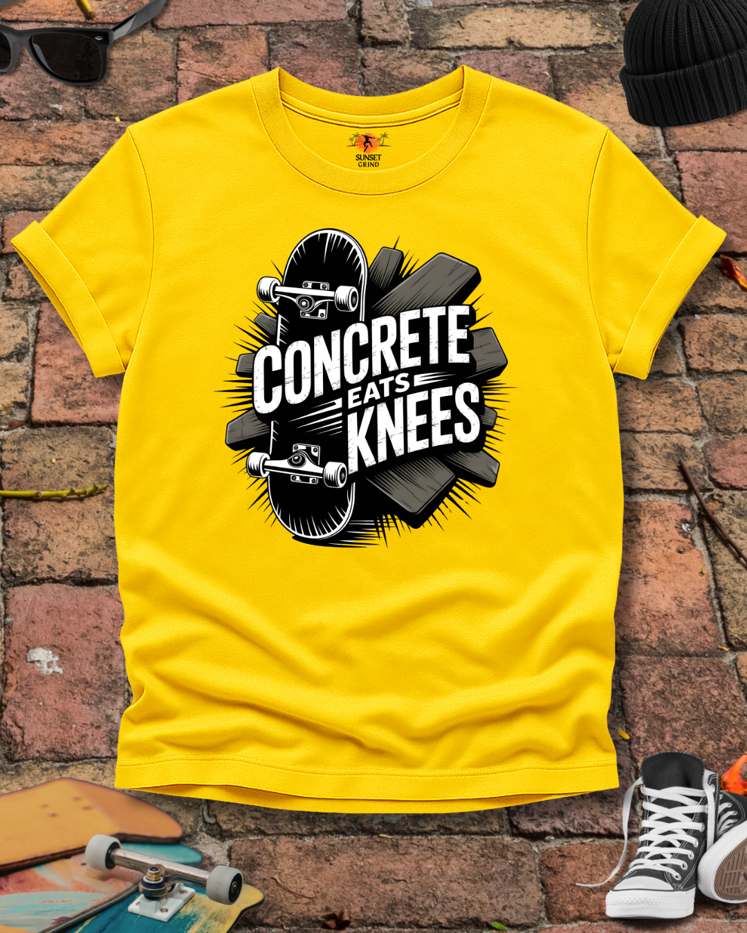 Concrete Eats Knees T-Shirt