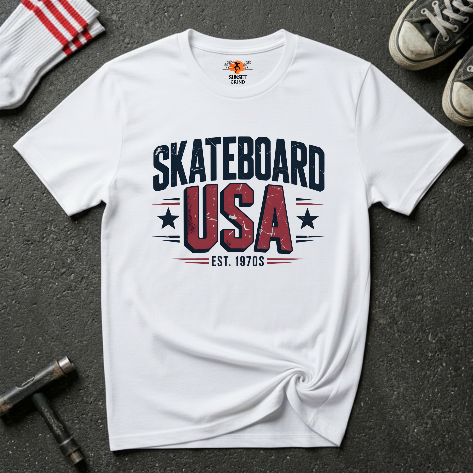 SKATEBOARD USA T-Shirt