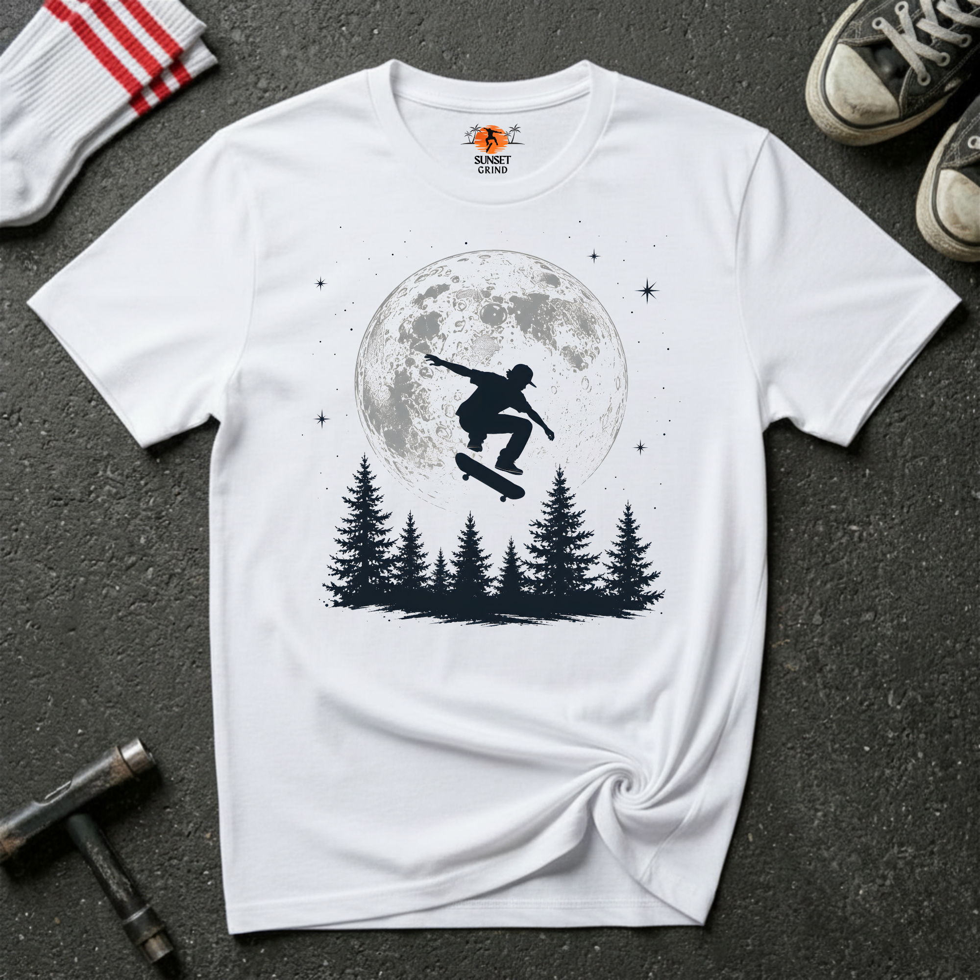 MOON SKATER T-Shirt