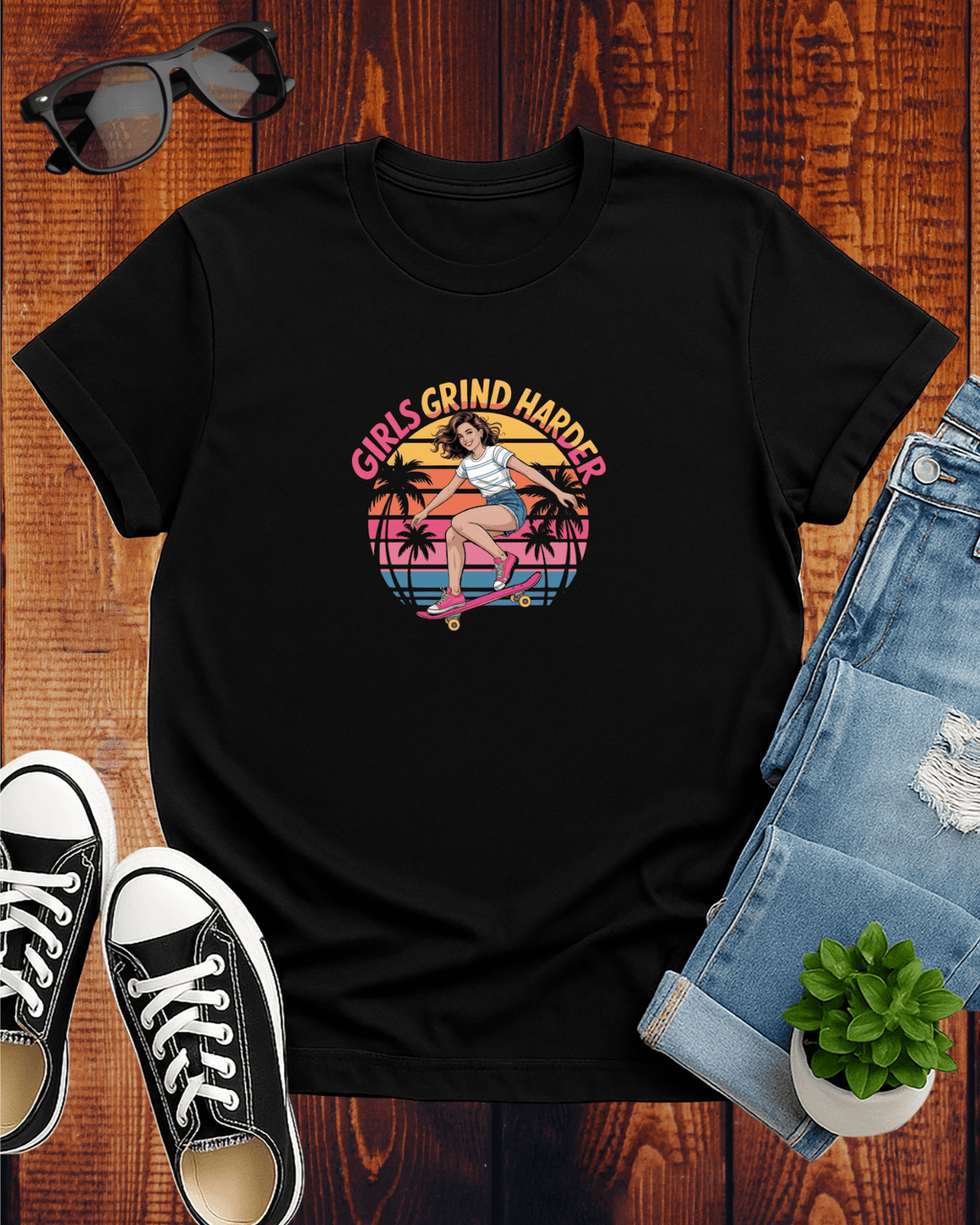 GIRLS GRIND HARDER 2 T-Shirt