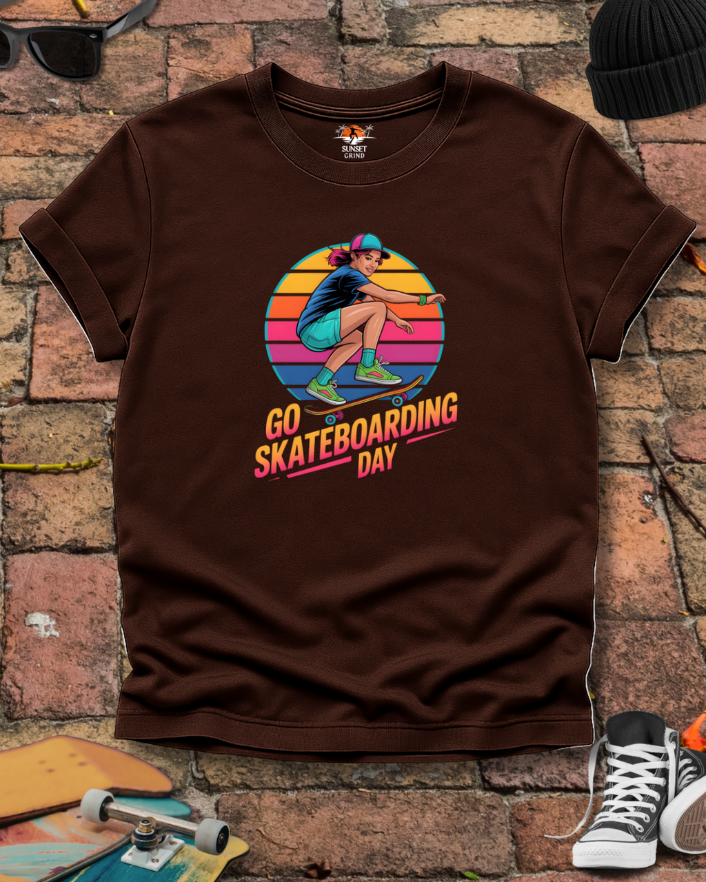 GO SKATEBOARDING DAY 2 T-Shirt