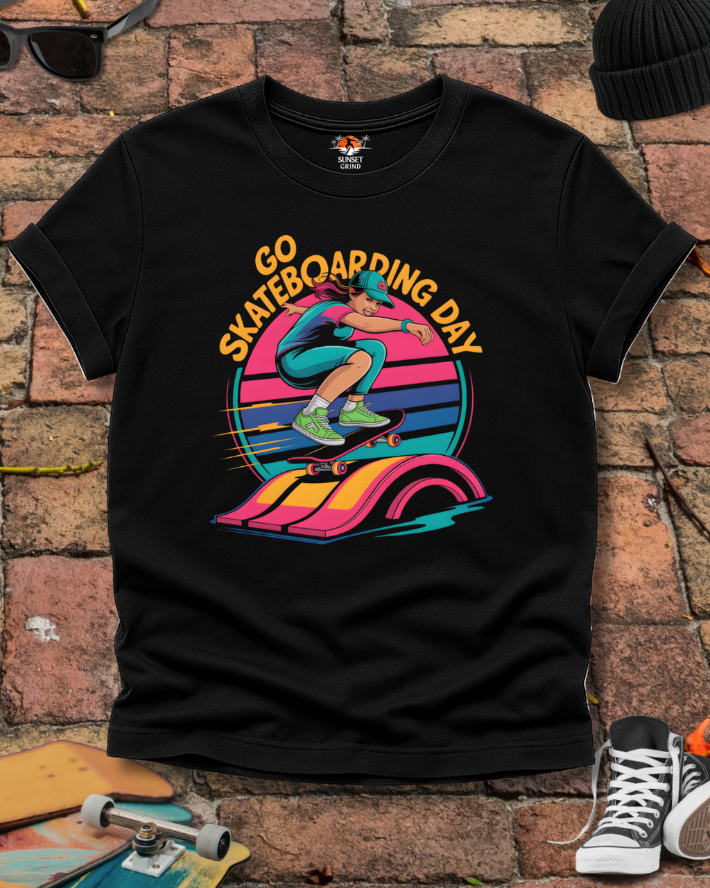 GO SKATEBOARDING DAY 3 T-Shirt