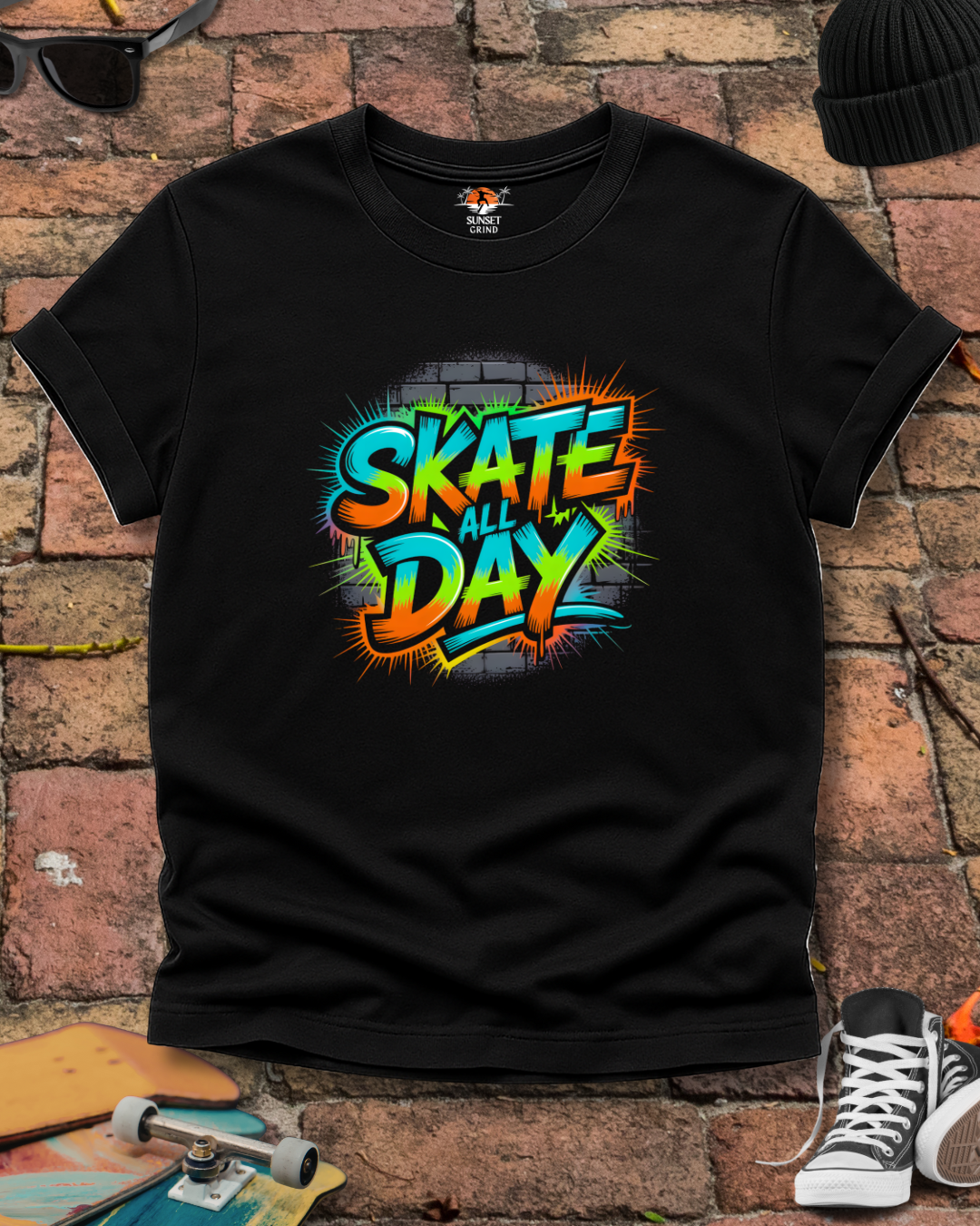 SKATE ALL DAY 2 T-Shirt