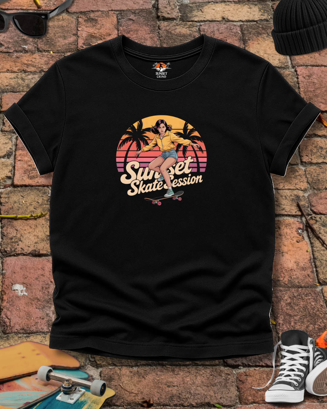 SUNSET SKATE SESSION T-Shirt
