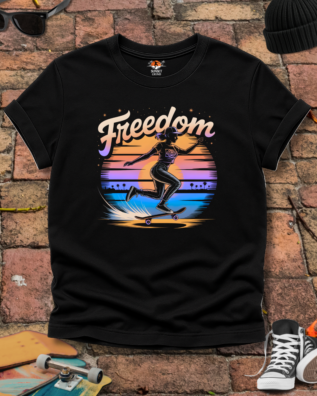 FREEDOM SKATE HORIZON T-Shirt