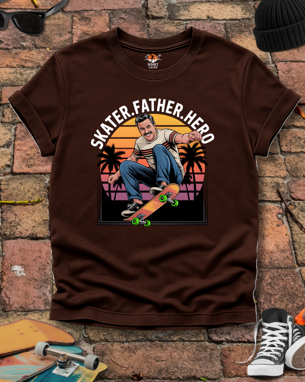 SKATER.FATHER.HERO T-Shirt
