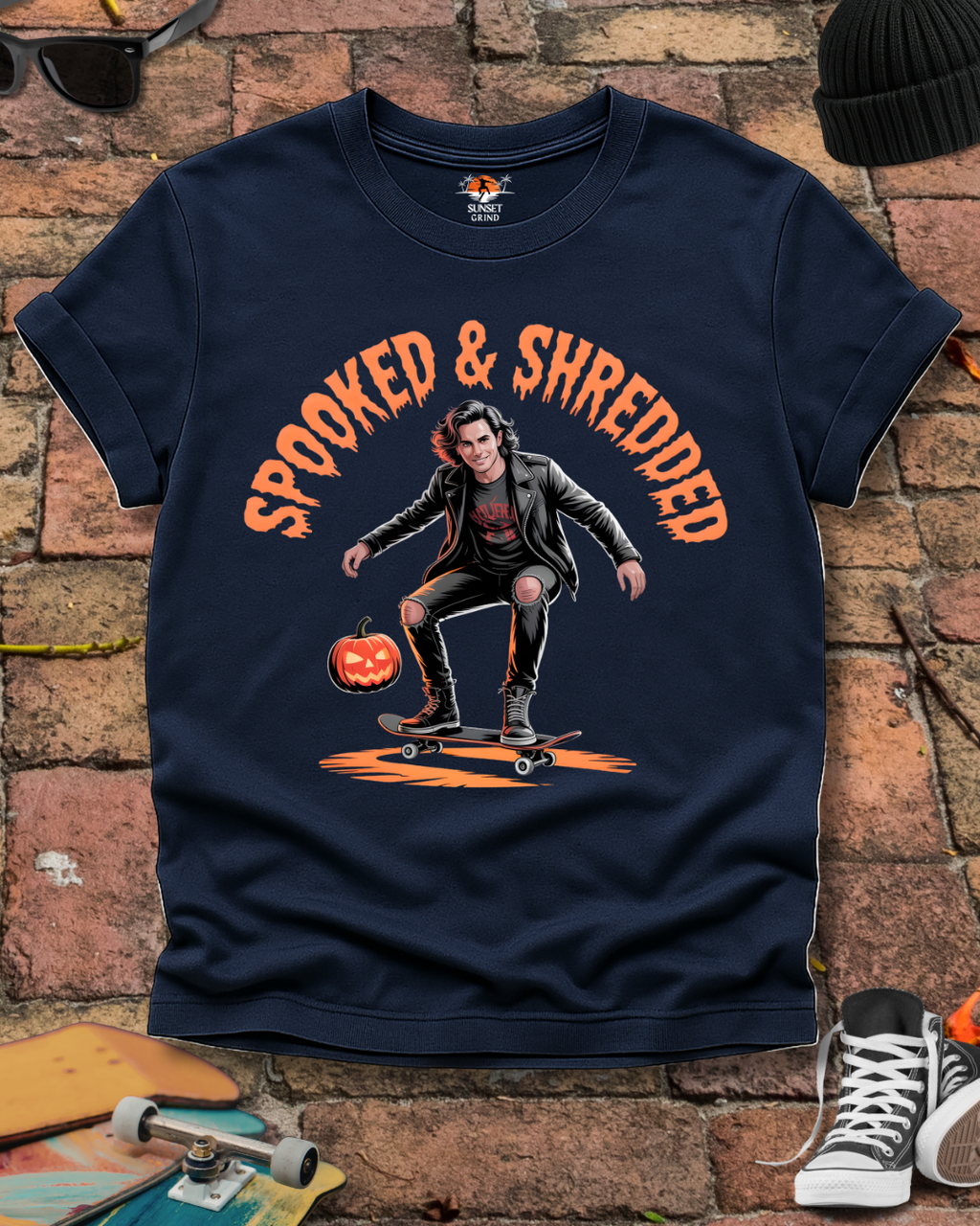 SPOOKED & SHREDDED MEN 3 T-Shirt