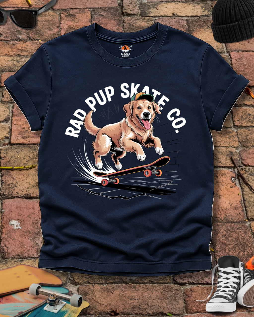 RAD PUP SKATE CO T-Shirt