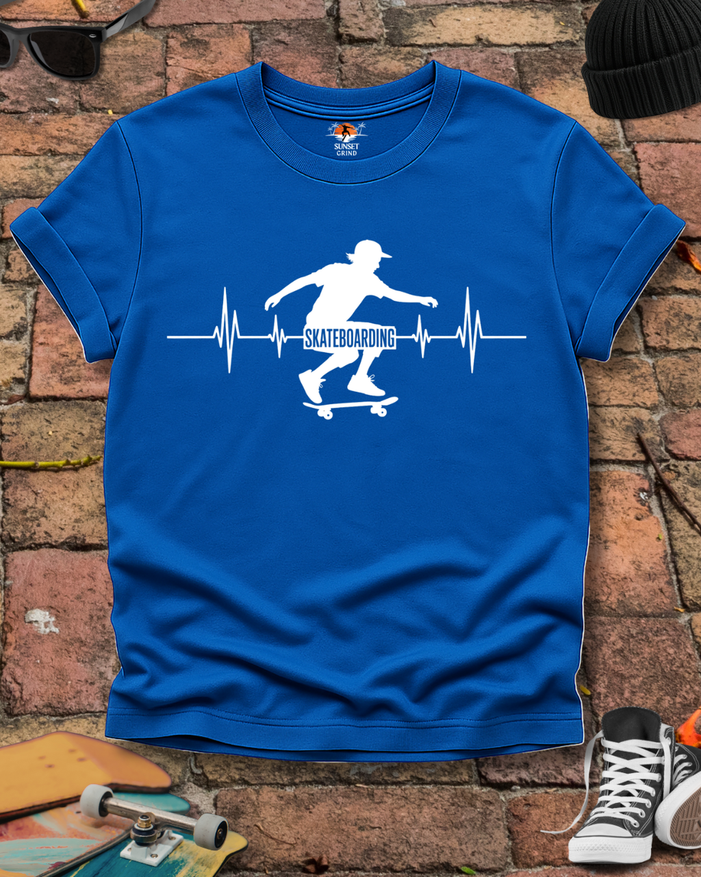 SKATEBOARDING CARDIOGRAM 2 T-Shirt