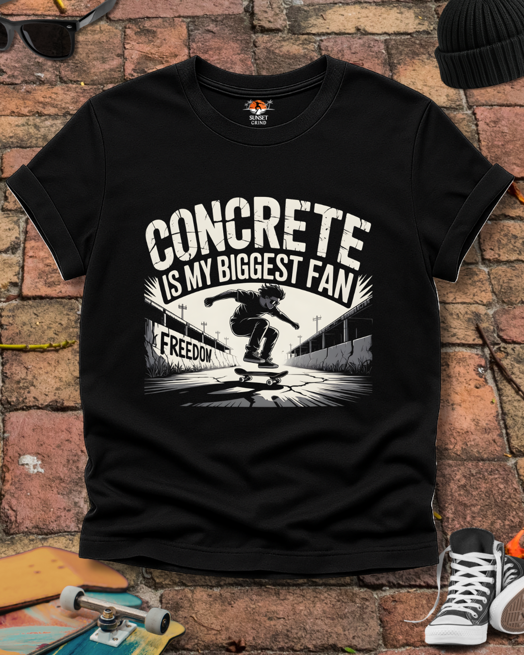 CONCRETE IS MY BIGGEST FAN T-Shirt