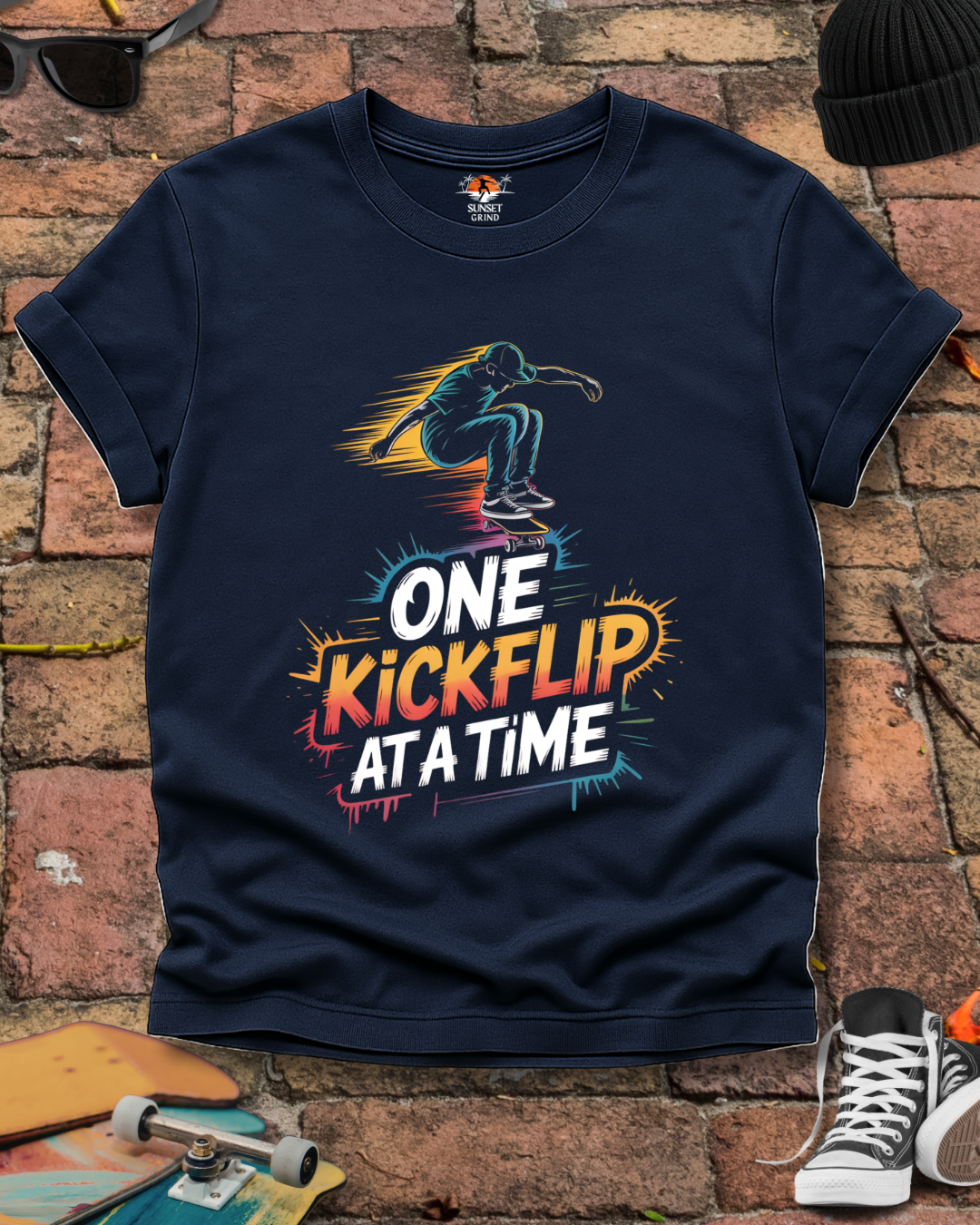 ONE KICKFLIP AT A TIME T-Shirt