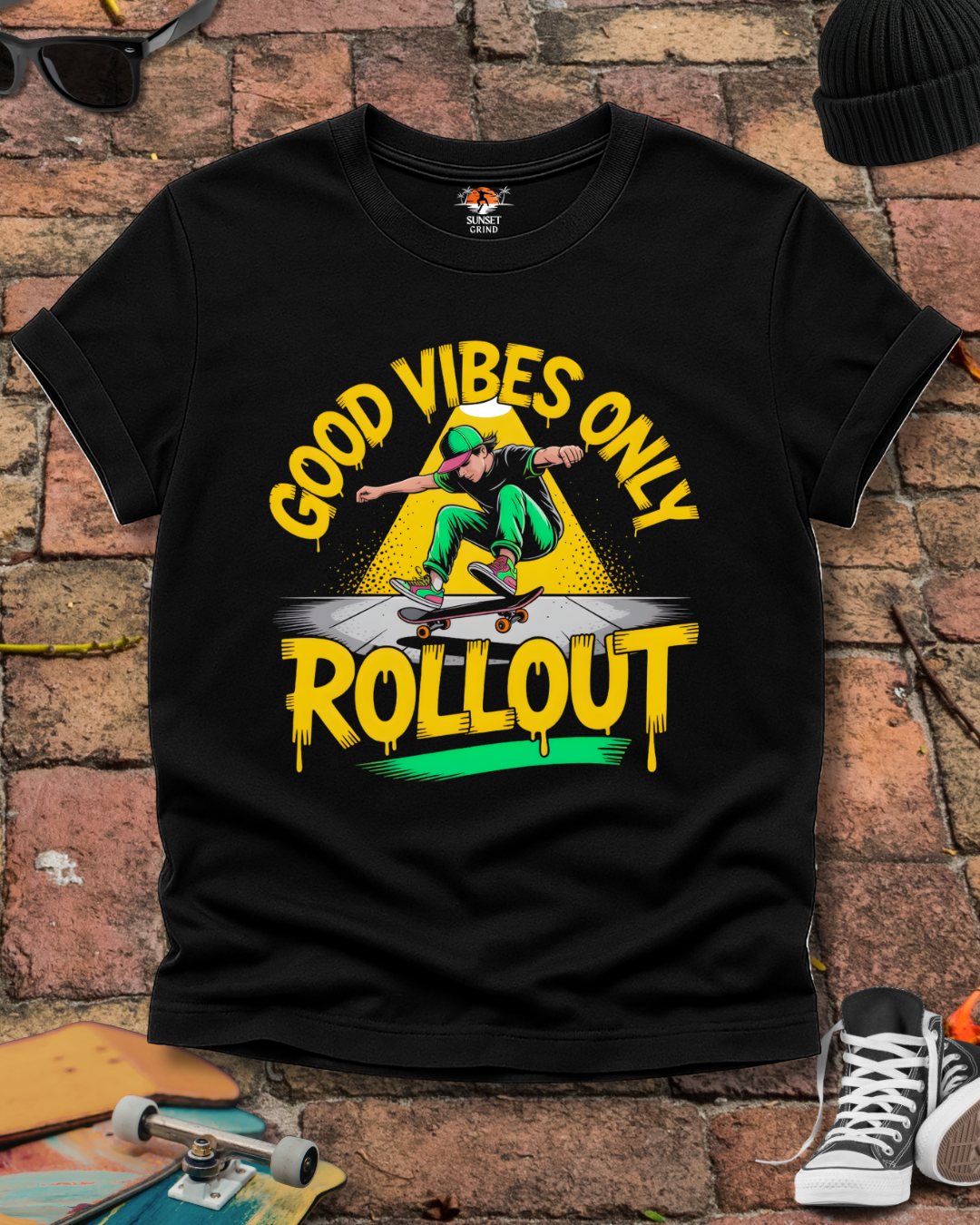 GOOD VIBES ONLY ROLLOUT T-Shirt