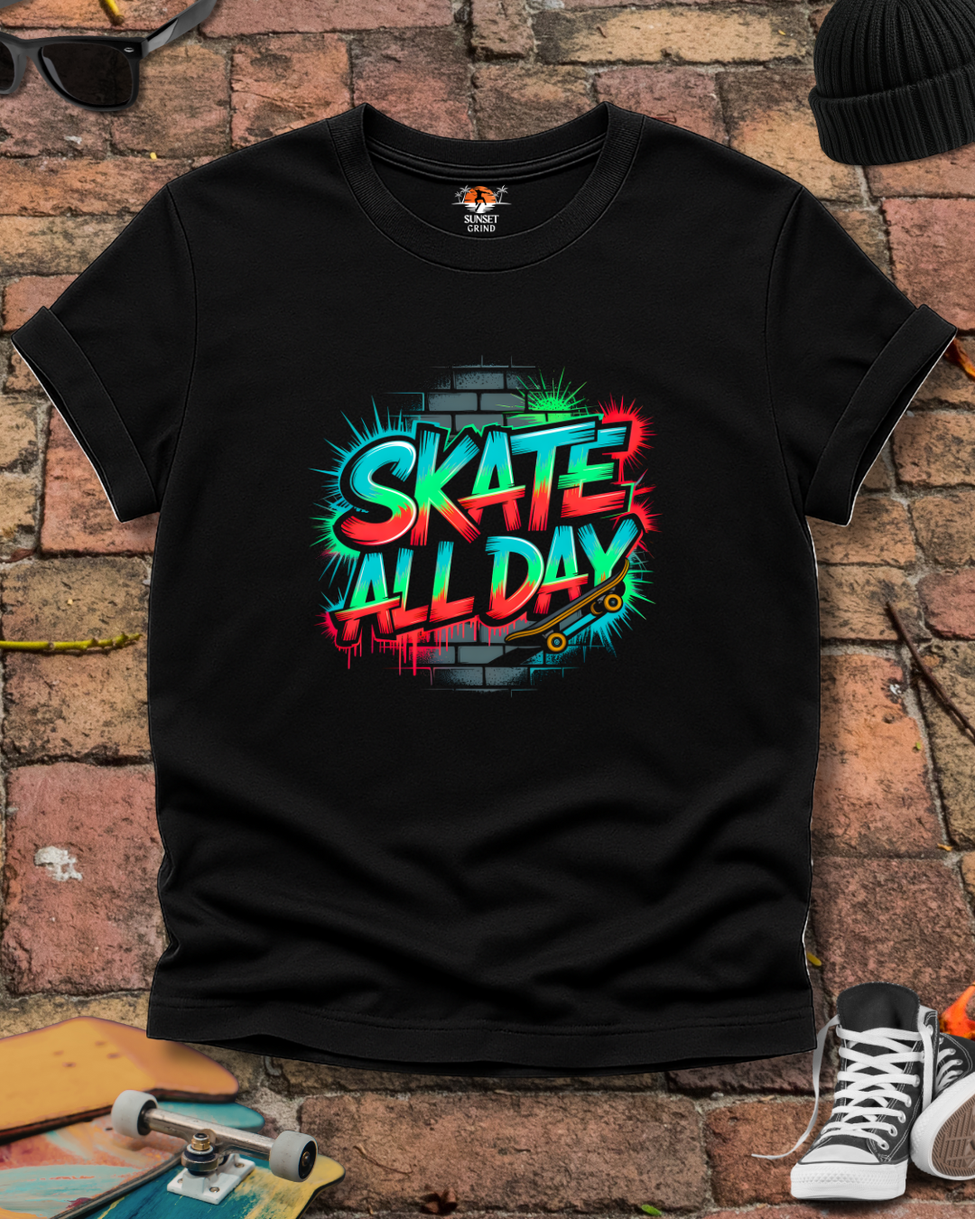SKATE ALL DAY T-Shirt