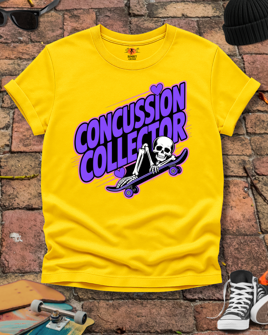 CONCUSSION COLLECTOR PURPLE T-Shirt